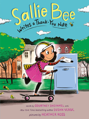 cover image of Sallie Bee Writes a Thank-You Note